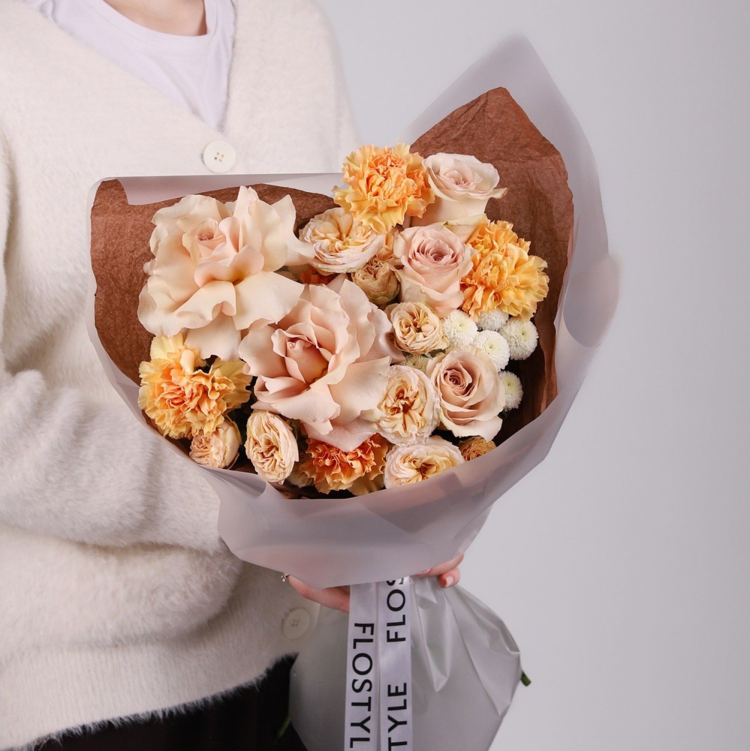 avtorskij buket s francuzskoj rozoj 4